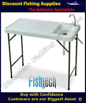 Fishtech Folding Fillet/Camping Table with Faucet