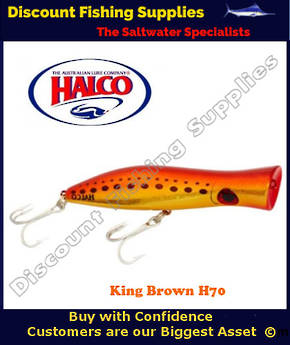 Halco Roosta Popper HAYMAKER 195mm King Brown