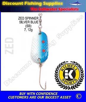 Kilwell Spinner - Zed Silver Blue 7g