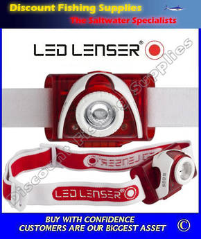 LED Lenser SEO 5 Headlamp Red