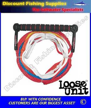 LOOSE UNIT PS601 8 Section Rope & Handle (WSRS6210) - SLALOM ROPE