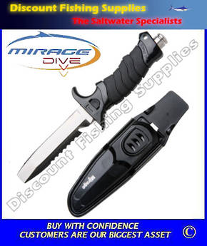 Mirage Dive Knife - Samoa (Paua Scoop Knife)