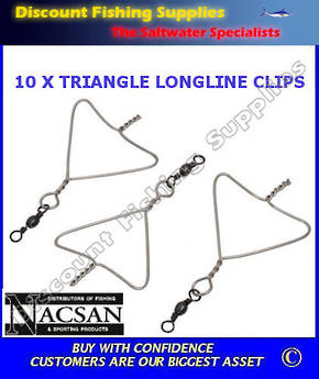 Clips - Setline Triangles X 10