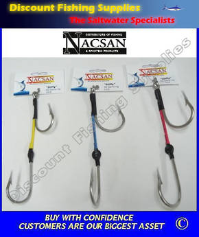 Nacsan STIFFY Game Lure Shackle Rig - S/S 10/0