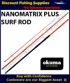 Okuma NanoMatrix Plus Surf Rod 14' 8-12kg 3pc (New 2019 Model)