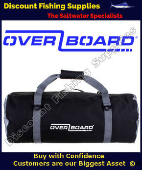 Overboard Classic Duffel Bag 60L Black - Waterproof