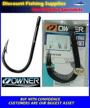 Owner JOBU Game Hook 12/0 with CUTTING POINT X 2