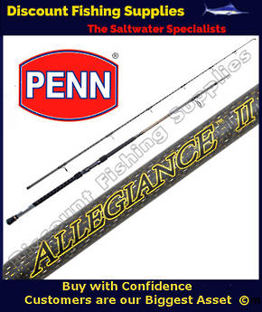 Penn Allegiance II Surfcaster Rod 10ft 10-15kg 2pc