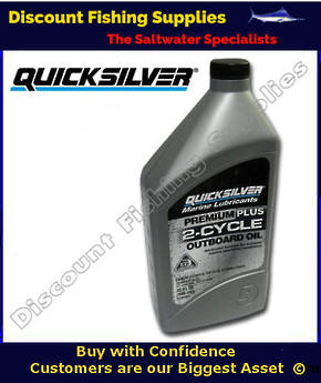 Quicksilver Premium Plus 2-Cycle Outboard Oil TC-W3 1L