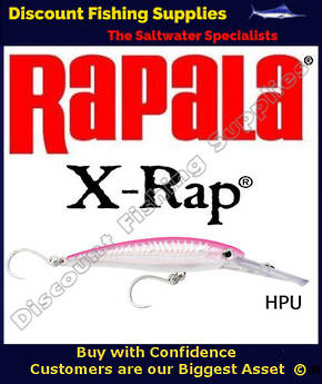 Rapala X-Rap Magnum 30 16cm - SINGLE HOOK Hot Pink UV