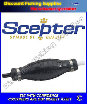 Scepter Moeller Marine Fuel Line Primer Bulb (1/4" Hose Barbs)