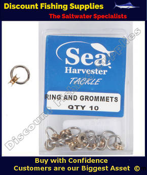 Sea Harvester RING and GROMMETS - 10 Pack