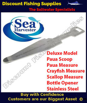Sea Harvester Stainless Cray Measure - Paua Scoop  Deluxe