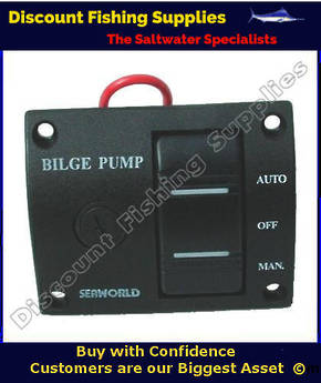3 Way Bilge Pump Switch - Flush Mount