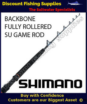 Shimano Backbone Standup Game Rod 24kg FULLY ROLLERED