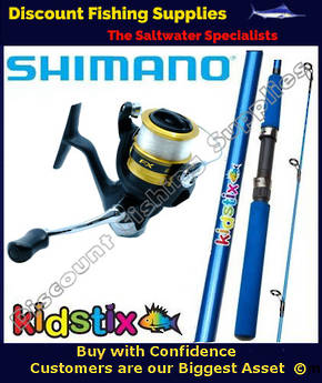 Shimano KidStix / FX4000 Kids Combo - Blue 5ft