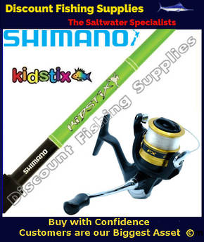 Shimano KidStix / FX 4000 Kids Combo - Frog 5ft