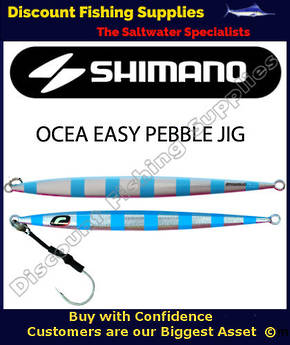 Shimano Ocea Easy Pebble Jig - 350gram - Blue Pink