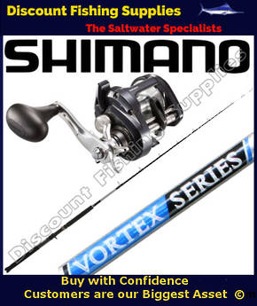 Shimano Tekota 600HGA - Vortex 10-15kg 6'10" Boat Combo