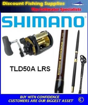 Shimano TLD50LRSA 2Speed / Backbone 24kg SU Combo R/Tip