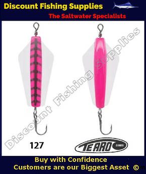 Te Aro Cobra Trout Lure 13.5g Colour 127 - Barred Pink (Tillins Replacement)