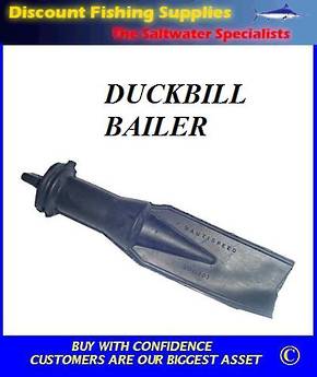 Duckbill Bailer With Push In Plug