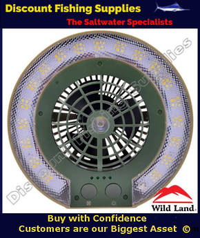 Wild Land Rechargeable - Portable Fan with LED Light