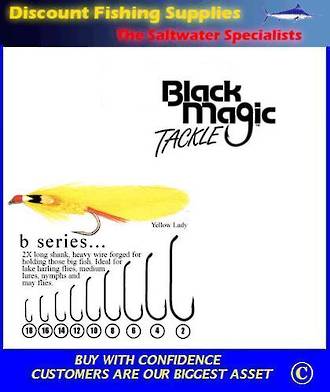 Black Magic B Series Fly Hooks | Aussie Angler