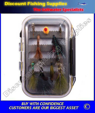 Clear Fly Box Small - Waterproof, FLOATING FLY BOX, FLY CASE