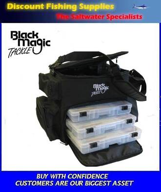 Black Magic Tackle Bag, TACKLE BAG, TACKLE STORAGE