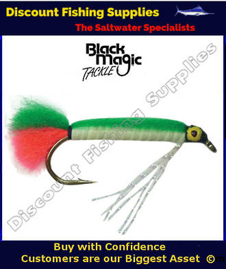 Black Magic Lumo Green Doll Fly #6