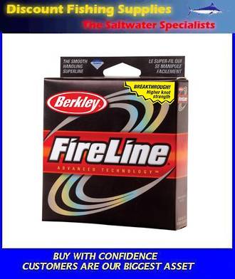 Berkley Fireline Superbraid Flame 20lb X 125yd's, BERKLEY