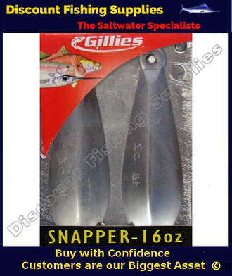 Gillies Snapper Lead Sinker Mould