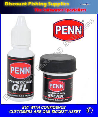 Penn Reel Oil and Grease Pack 1/2oz, Fishing Gear