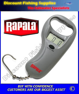 Rapala Sportsman 25kg Digital Scale, WEIGH SCALES, FISHING SCALES