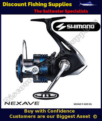 Shimano Nexave 4000HG Soft Bait Reel, FISHING REELS