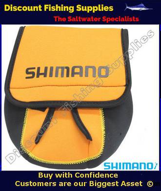 New Shimano Small Spin Neoprene Reel Cover - Suits Spinning Reels