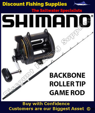 Shimano TLD25 / Backbone 24kg R/T Combo