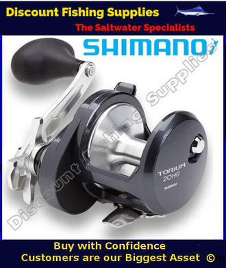 Shimano Torium 20 HGA Saltwater Star Drag Fishing Reel 
