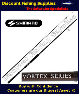 Shimano Vortex Rock Spinning Rod 10ft 10-15kg 2pc, SHIMANO RODS