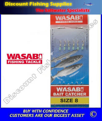 Wasabi Bait Catcher Sabiki Rigs Half Price!