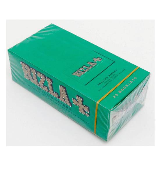 RIZLA Double Papers Green A Box - 25 packs