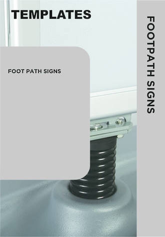 Templates Foot Path Signs