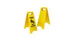 Yellow Safety Sign 300x625mm