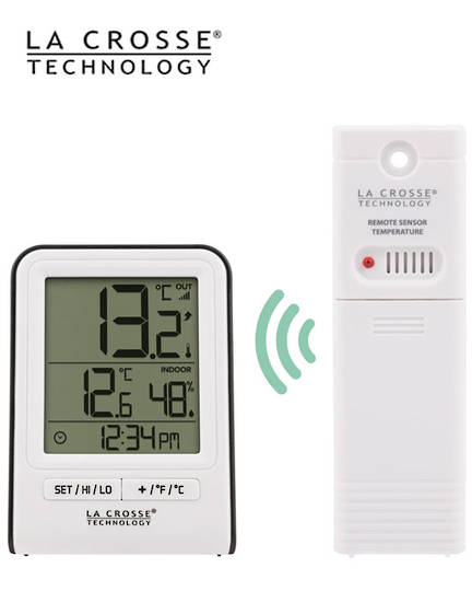 308-1409WT La Crosse Indoor Outdoor Thermometer