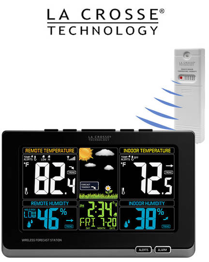308-1414MB Wireless Color Weather Station with MOLD RISK Feature