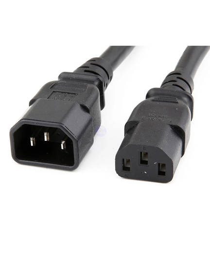 3pin 10A C14 Male to IEC C13 Female 1.8m Computer Extension Cable