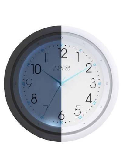 404-4525 10-inch Wall Clock with Night Vision