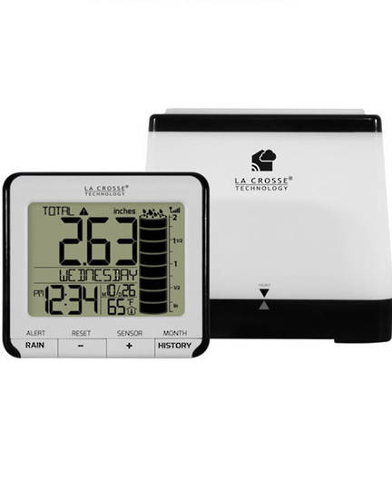 724-2310 Digital Rain Monitor with Indoor Temperature