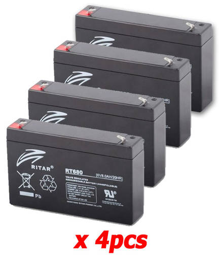 APC RBC34 Replacement RT680 SLA Battery Kit